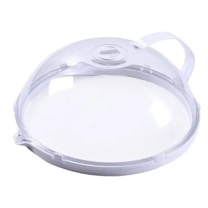 Microwave Food Heating Lid - Clear Splash Guard Plate
