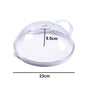 Microwave Food Heating Lid - Clear Splash Guard Plate
