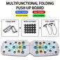 Push-Up Board Set Portable Multifunctional Push-Up Bar Foldable Fitness Equipment for Chest Abdomen Arms/Back Training